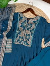 Nnk3034 Roman Silk Embroidery Work Top With Bottom Dupatta Online Wholesale